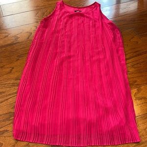 MSK pink midi dress